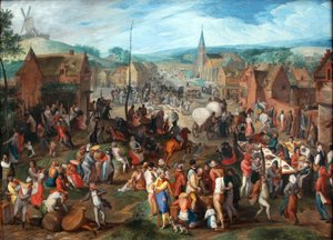 Fiesta del pueblo de Gillis Mostaert